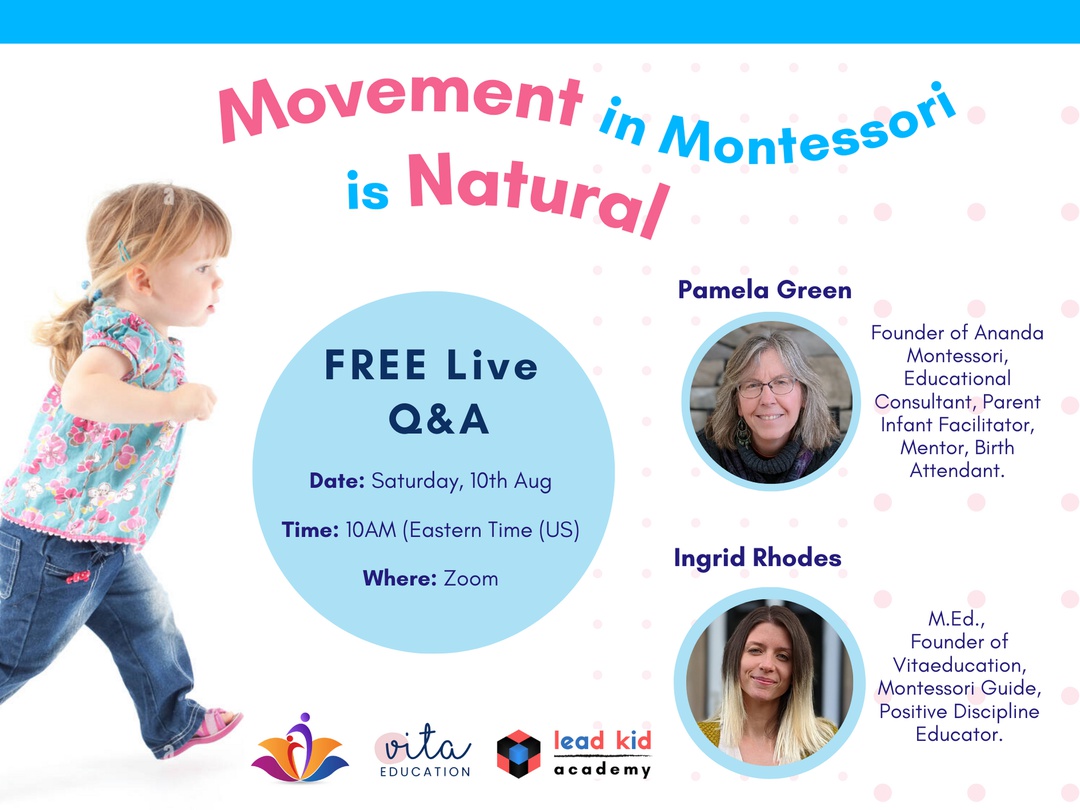 Movement in Montessori is Natural